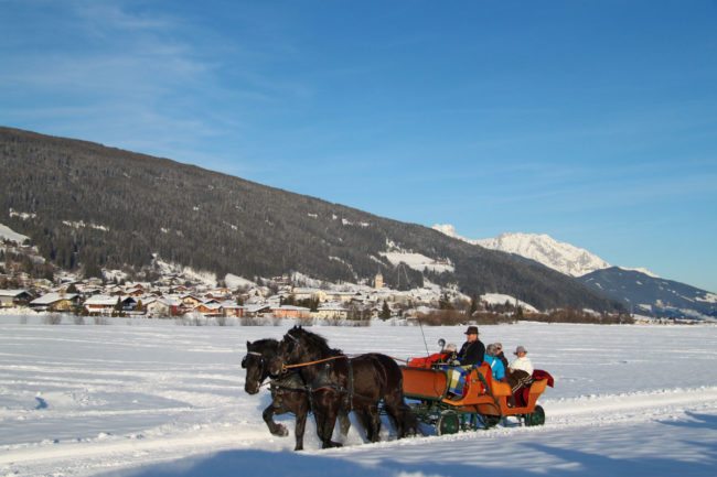 Pferdeschlittenfahrten – Winterurlaub & Skiurlaub im Ski amadé - Bauernhof Nöglhof in Radstadt